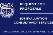 RFP for CHAK Job Evaluation Services 